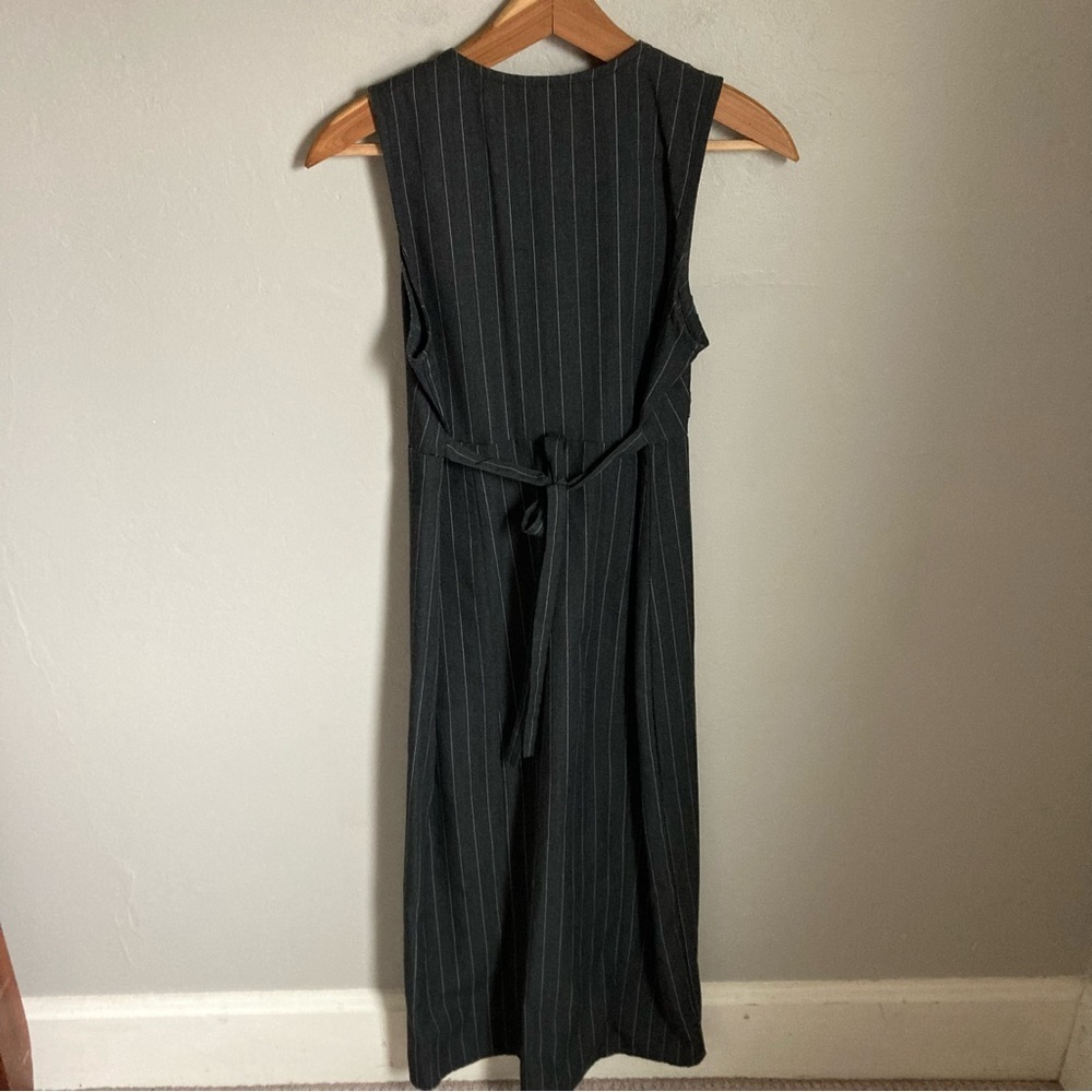 Vintage Gray Maxi Dress Size 5/6 - Picture 3 of 5